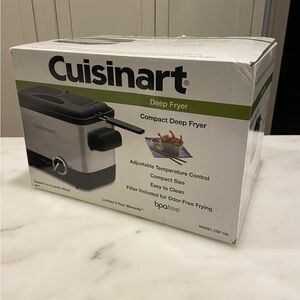 Cuisinart Compact Silver Deep Fryer
